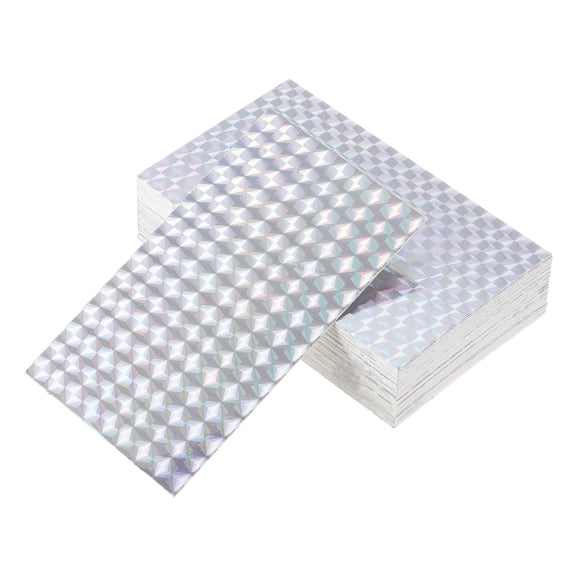 Uxcell 100 Business Card Stock 3.5" x 2" Blank Business Cards for Laser Printer Small Message Card Graffiti Scrapbooking DIY Thanks Cards, Small Square Color