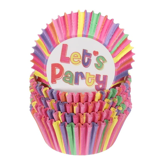 Uxcell 100 Count Cupcake Liners Cupcake Cups Standard Size Muffins Liners Papers Baking Cups Wrappers Greaseproof Rainbow color