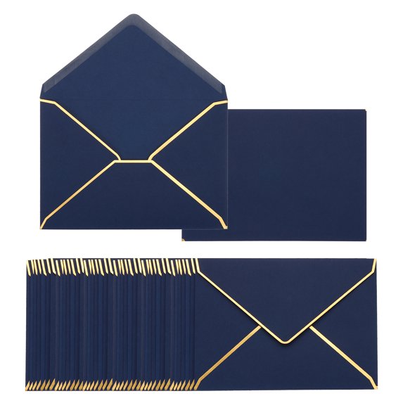 Uxcell 100 Pack A7 5 x 7 Card Christmas Envelopes V Flap Envelopes with ...
