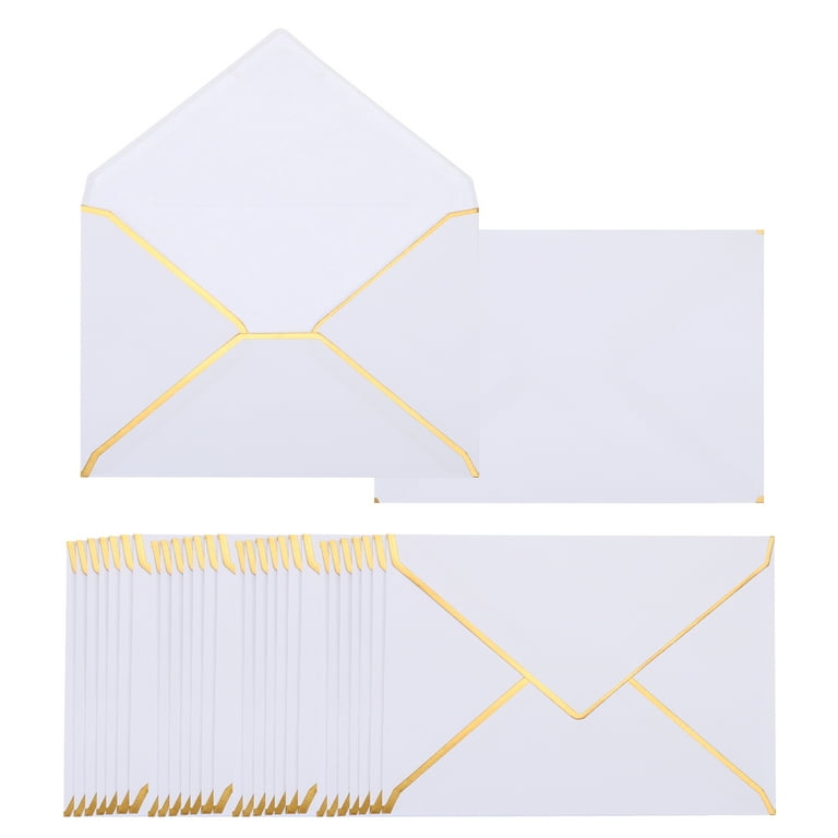 Uxcell 100 Pack A7 5 x 7 Card Christmas Envelopes V Flap Envelopes