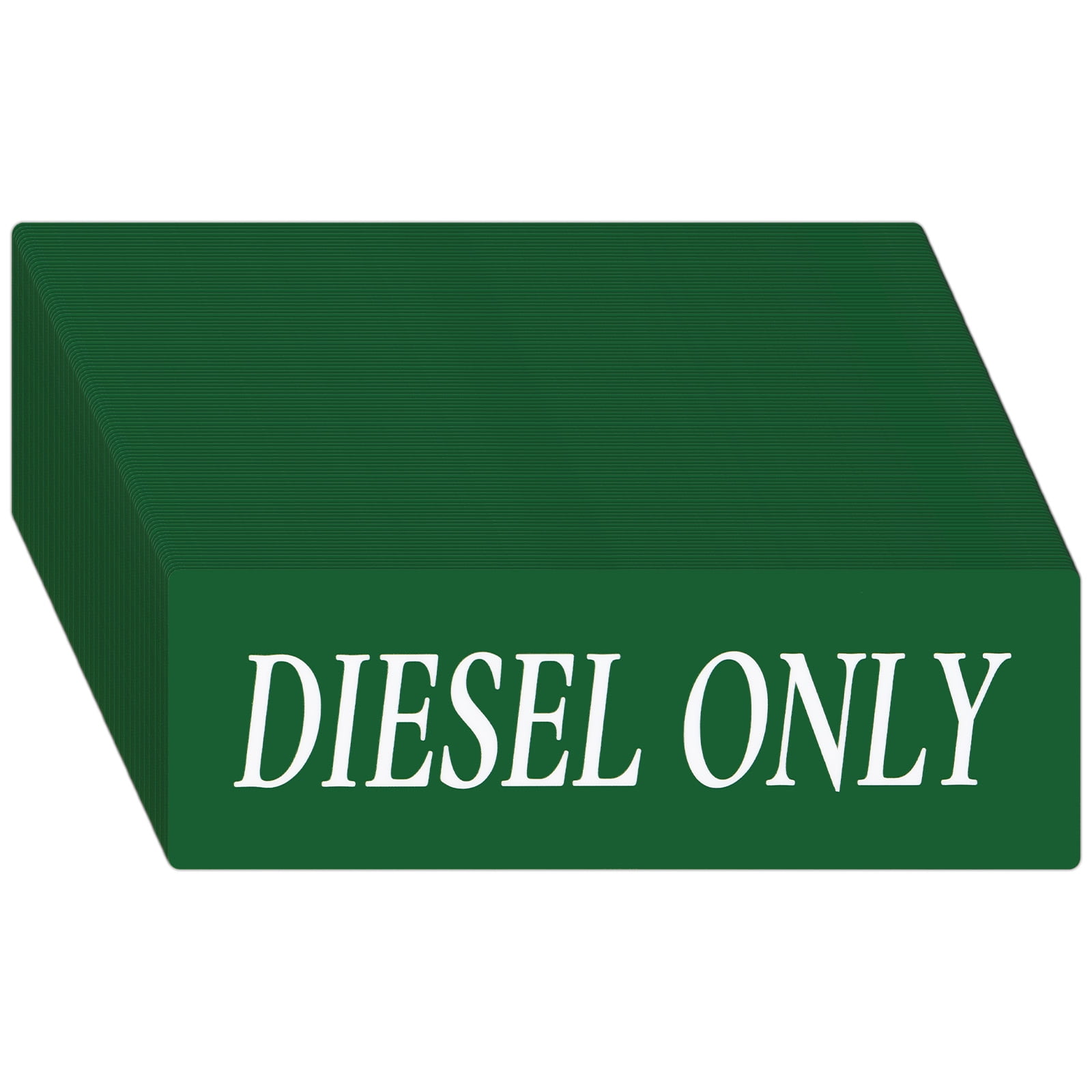 Uxcell 100-Pack Diesel Only Sticker, 6x2