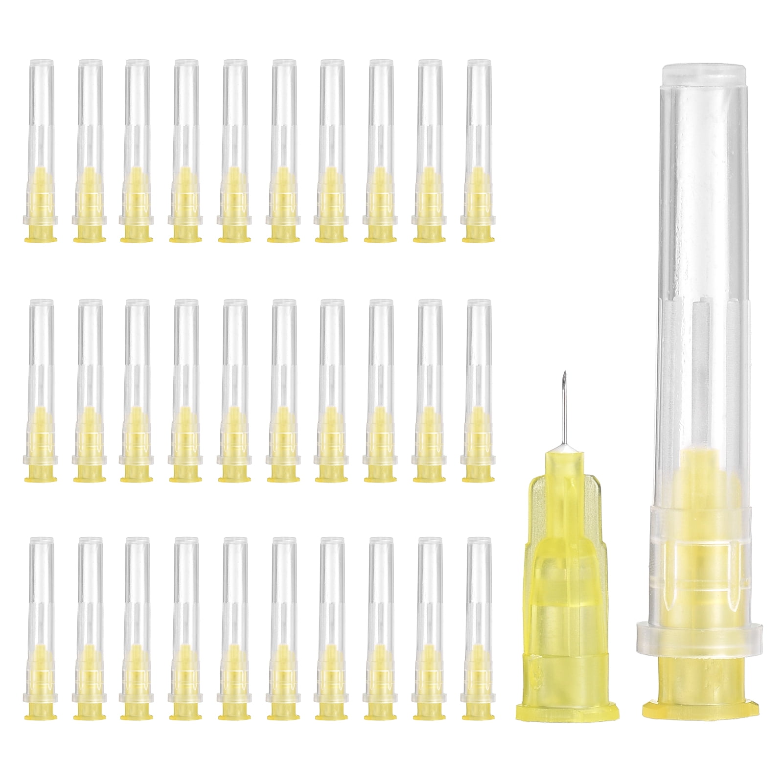 Lab Sampling Needle Uxcell 100 Pack Dispensing Needle 30 Gauge 0.2 Inch, Luer Lock Lab ...