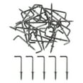 thumbnail image 1 of Uxcell 100 Pack L Shape Hooks, 1 1/4 Inch Right Angle Screw Hooks for Hanging, Black Bronze, 1 of 7