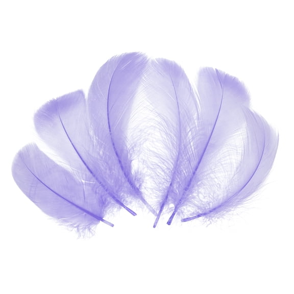 Uxcell 100 Pack Light Purple Craft Feathers, 3-6 Inch Colored Feathers for Crafting, Fluffy Feather Bulk for DIY Crafts, Dream Catcher Supplies, Wedding Party Decoration