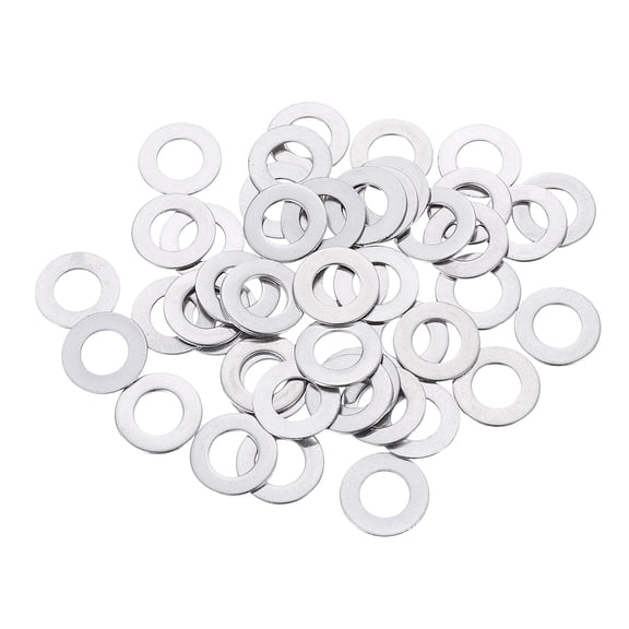 Uxcell 100 Pack M8 Flat Washer, 8x16x0.8mm Thickened 304 Stainless Steel Flat Spacers