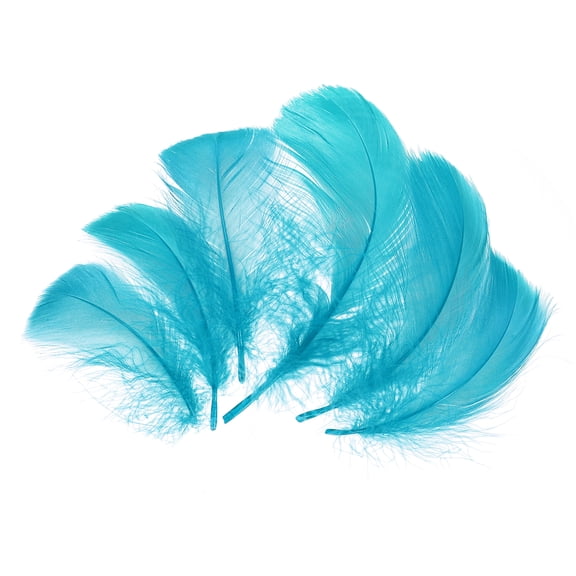 Uxcell 100 Pack Navy Craft Feathers, 3-6 Inch Colored Feathers for Crafting, Fluffy Feather Bulk for DIY Crafts, Dream Catcher Supplies, Wedding Party Decoration