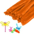 thumbnail image 1 of Uxcell 100-Pack Pipe Cleaners Craft, 11.8" Chenille Stems for Art/Festivals Bouquet/Craft/Christmas/DIY Projects [Orange], 1 of 7
