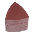 thumbnail image 1 of Uxcell 100 Packs 320 Grits 80mm Aluminum Oxide Triangular Hook & Loop Sandpapers Sanding Pads, 1 of 6