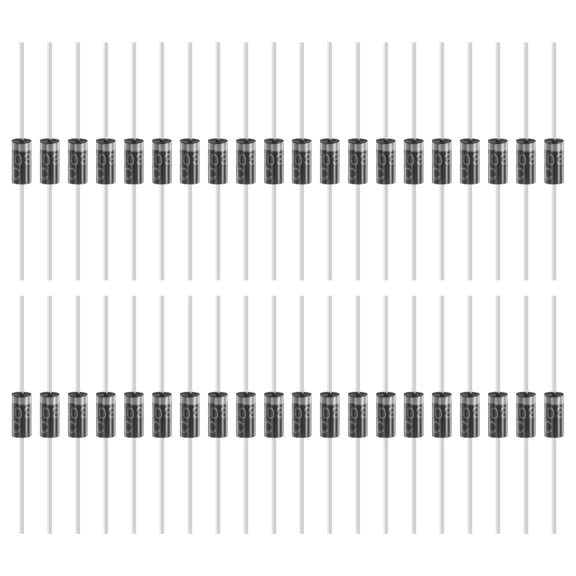Uxcell 100 Pcs 1N4003 Diode for Rectification Diode, 1A 200V DO-41 Electronic Silicon Diodes for Charger Industrial Power Adapter Supply Inverter Switching Power Supply