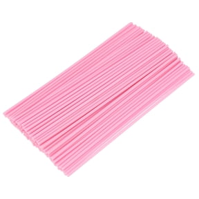 Uxcell 100 Pcs 3D Pen Refills, Low Print Temperature Filament 2.5mm x 15cm PCL Printer Filament Refill Packs, Only Support for 3D Pen, Pink
