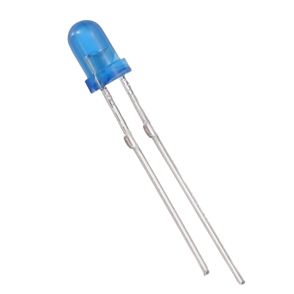 Uxcell 100 Pcs 3mm Blue LED Diode Lights Round Transparent DC 3V High Brightness Lighting Bulb Lamps for Electronics Components Light Emitting Diodes(Blinking Blue)