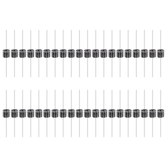 Uxcell 100 Pcs 6A4 Diode for Rectification Diode, 6A 400V R-6 Electronic Silicon Diodes for Charger Industrial Power Adapter Supply Inverter Switching Power Supply