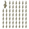 thumbnail image 1 of Uxcell 100 Pcs Alloy Musical Note Charm,Dark Bronze, 1 x 0.4 Inch, 1 of 3