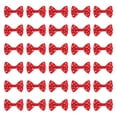 thumbnail image 1 of Uxcell 100 Pcs Bright Red White Dot Polka Dot Ribbon Bow Ties 1.5" x 1" Mini Bowknot for Crafting Little Satin Bows Bulk for DIY Sewing Scrapbooking Wedding Gift Present Home Decoration, 1 of 5