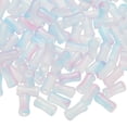 thumbnail image 1 of Uxcell 100 Pcs Glass Tube Beads 0.2 x 0.5" Bamboo Stick Tube Beads Blue/Purple, 1 of 6
