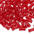 thumbnail image 1 of Uxcell 100 Pcs Glass Tube Beads 0.2 x 0.5" Bamboo Stick Tube Beads Red, 1 of 6