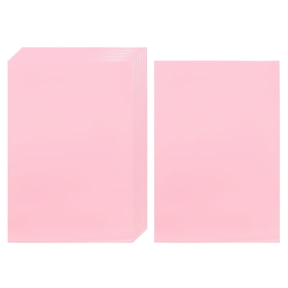 Uxcell 200 Pcs Photocard Sleeves, 61 x 91mm Kpop Card Protector Holder, Pink