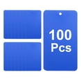 thumbnail image 1 of 100Pcs Blue Plastic Shipping Tags, 3.5" x 2" Waterproof Labeling Tags Perforated for Luggage, Garage, Inventory Tag, 1 of 7