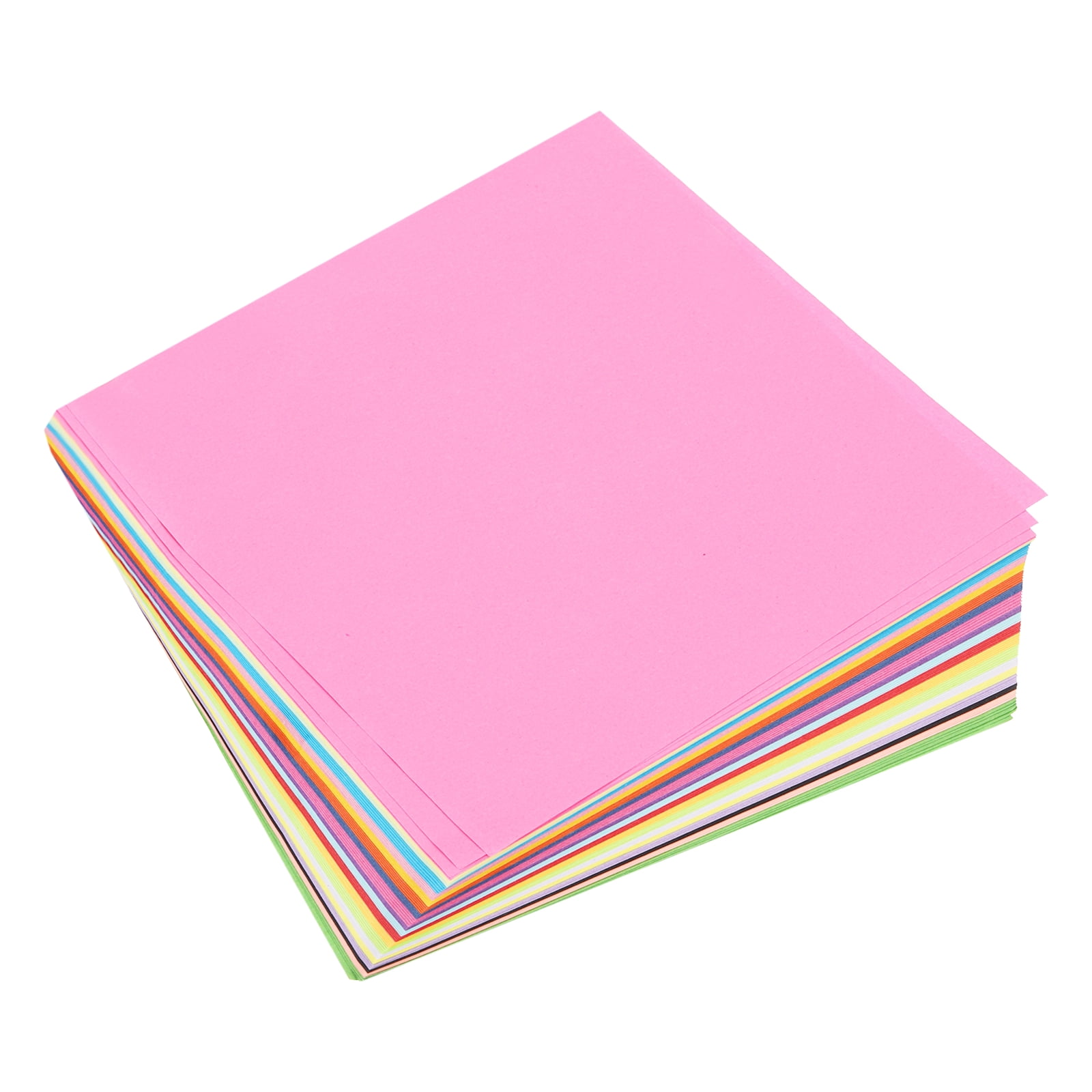 Uxcell 100 Sheet Origami Paper Double Sided 20 Colors 3.9 x 3.9 Inch Square Sheet for Art Craft Project, Beginners, Gifts Decor