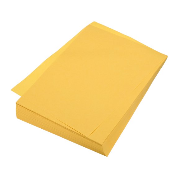 Uxcell 100 Sheet Origami Paper Double Sided Gold 8.3 x 5.8 inch Square Sheet for Art Craft Project, Beginners, Gifts Decor