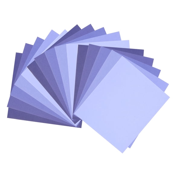 Uxcell 100 Sheets 3.9x3.9 Inch Origami Paper, 7 Colors Blue Square Origami Paper