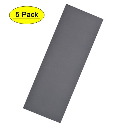 Uxcell 1000 Grits Waterproof Sandpaper Wet Dry Sand Paper Silicone Grey 5pcs
