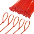 thumbnail image 1 of Uxcell 1000-Pack Nylon Zip Ties 16 Inch 49 Lbs Self-Locking Cable Zip Ties for Indoor Outdoor Home Office Red, 1 of 6