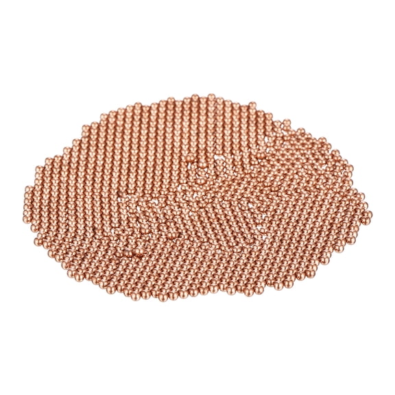 Uxcell 1000 Pcs Bearing Balls, 2mm Diameter Precision Solid Copper Bearing Balls Pure Copper Spheres for Machinery, Automotive, and DIY (T2 Copper)