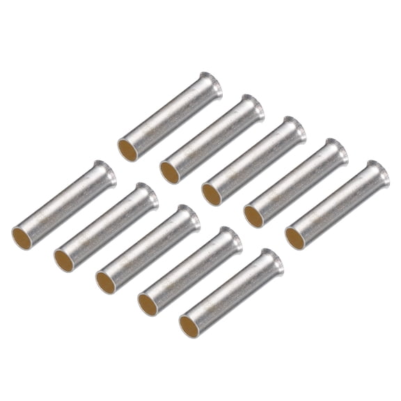 Uxcell 1000 Pcs Non Insulated Butt Connectors 18AWG Wire Connector for Electrical Wire Crimp Terminals