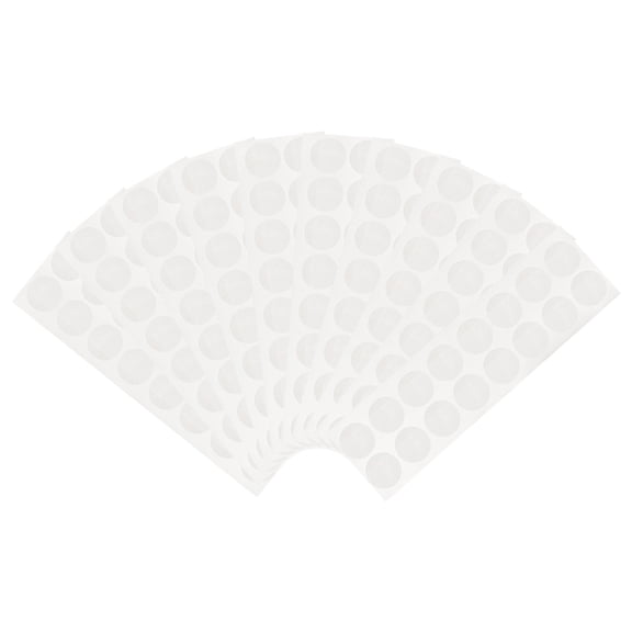 Uxcell 1000 Stickers Circle Seal Labels Clear Stickers Sheet 0.8 Inch Dia Self Adhesive Gift Box Paper Bag Envelope