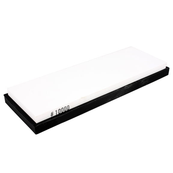 Uxcell 10000 Grit Sharpening Stone Single-Side Whetstone Cutter Razor Sharpener 7.3" x 2.6" x 0.7" White