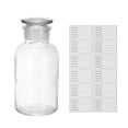 thumbnail image 1 of Uxcell 1000ml Glass Reagent Bottle, Wide Mouth Reagent Media Storage Bottle with Ground Stopper for Lab Water Reagent Liquids Chemistry Science Vase Perfume, Clear(35.2oz), 1 of 6
