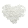 thumbnail image 1 of Uxcell 1000pcs Artificial Rose Petals Fake Silk Flower Petals for for Wedding Party Proposal Anniversary Decoration, Pure White, 1 of 7