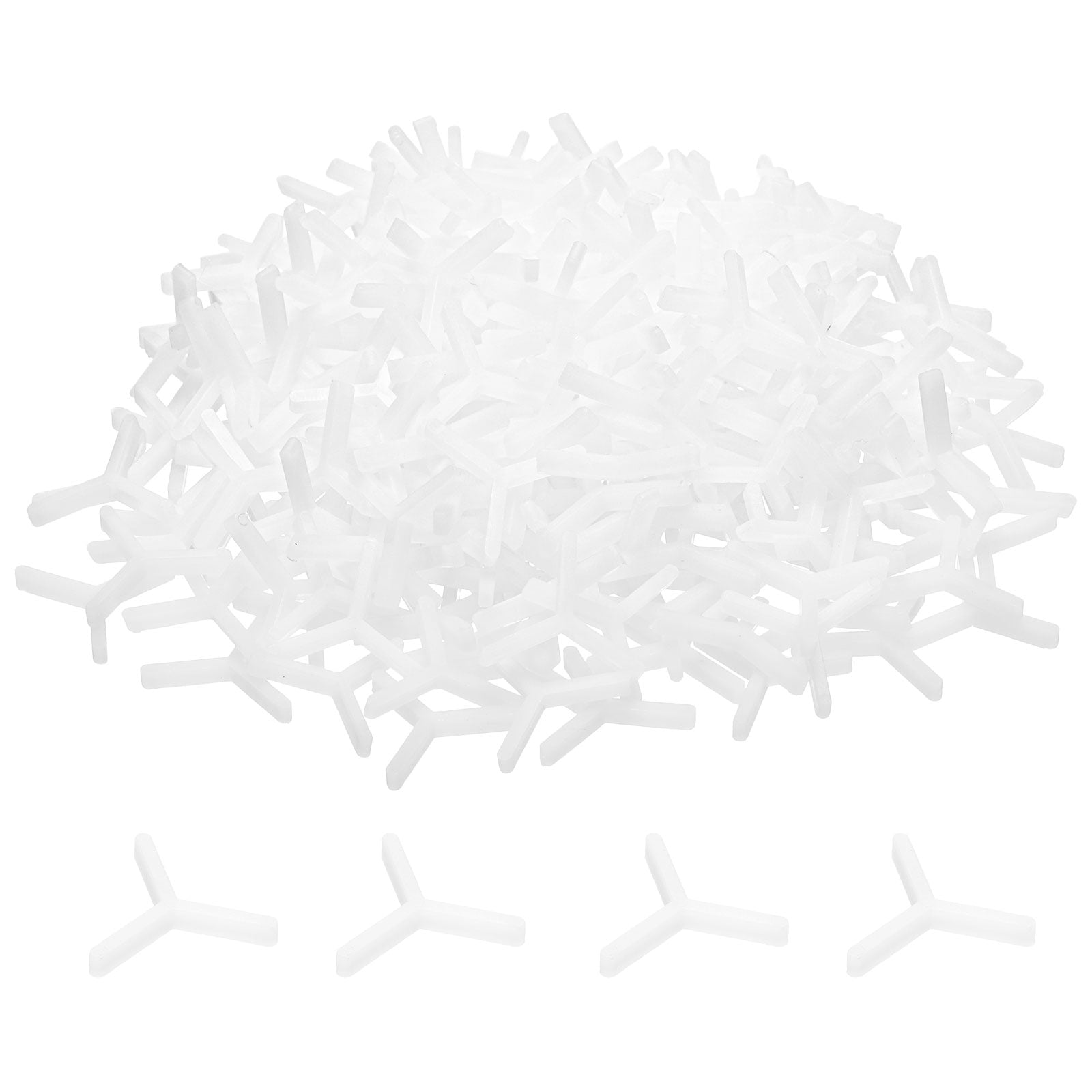 Sourcing Map 200pcs Tile Spacers 5mm Hard Plastic Cross Tiles