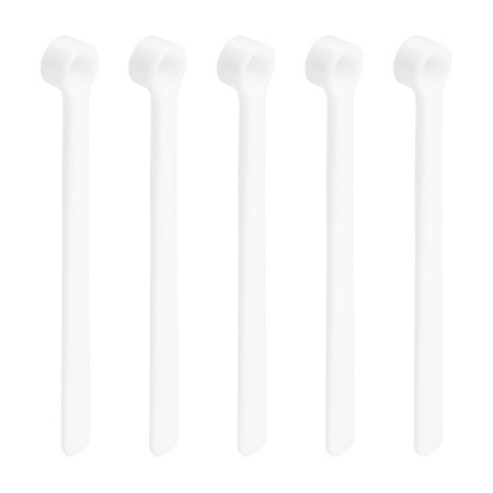 Uxcell 100Pack 250 Milligram Teaspoon Micro Scoops Mini Measuring Spoons, White