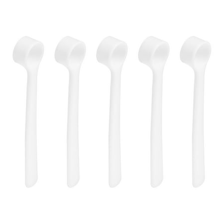 Uxcell 100Pack 500 Milligram Teaspoon Micro Scoops Mini Measuring Spoons, White
