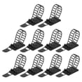 thumbnail image 1 of Uxcell 100Pack Adhesive Cable Clips, Adjustable Nylon Cable Cord  (Black, 110mm/4.33"), 1 of 6
