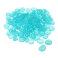 thumbnail image 1 of Uxcell 100Pack Glow Rocks 8-11mm Glow Pebbles Decoration in the Dark Luminous Stones Decor DIY Decorative Blue, 1 of 7