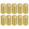 thumbnail image 1 of Uxcell 100 Pack Heat Shrink Wrap Sleeves Wine Shrink Wrap Cap Grape Shape, 30x60mm Gold, 1 of 5