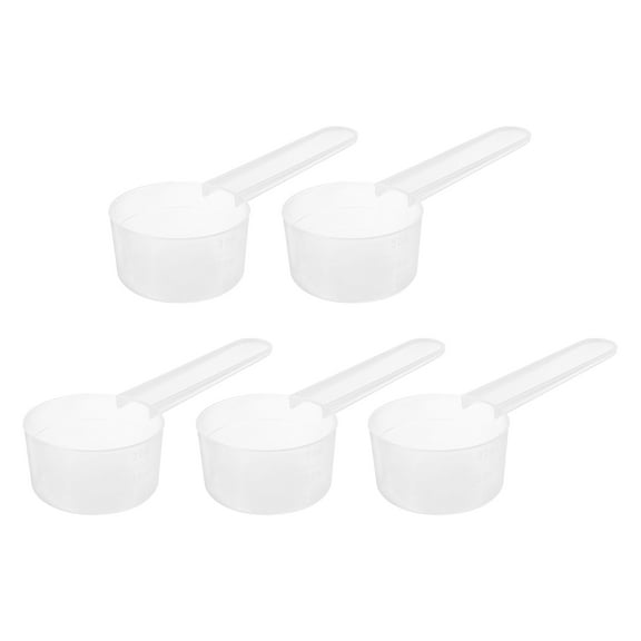 Uxcell 100Pack Plastic Measuring Spoons Powder Scoops Spoon Table Spoon,15g/30ml Clear