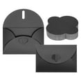thumbnail image 1 of Uxcell 100Pack Small Gift Cards Envelopes, Heart Clasp Black Mini Card Envelopes for Business Card Easter Wedding Greeting, 1 of 6