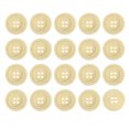 thumbnail image 1 of Uxcell 100Pack Wooden Buttons, 28mm 4 Hole Round Wood Sewing Button, Natural Wood, 1 of 4