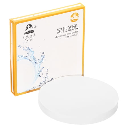 Uxcell 100Pcs 18cm Qualitative Filter Paper Circles, Fast Speed Round Laboratory Filter Paper
