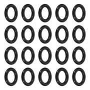 Uxcell 100Pcs AS-110 Nitrile Rubber O-Rings, 3/8" ID, 9/16" OD, 3/32" Width Round Seal Rings Gasket for Automotive Machine Faucet Seal Repair Plumbing Compressor, 70 Durometer, Black