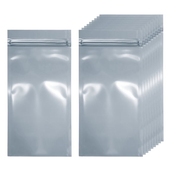 Uxcell 100Pcs Anti Static Bags 4 x 8 Inch/10 x 20cm Resealable ESD Shielding Antistatic Bag for GPU Hand Drive SSD Electronic Devices