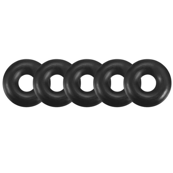 Uxcell 100Pcs Black 4.5mm x 1.5mm Nitrile Rubber O Ring NBR Oil Sealing Grommets