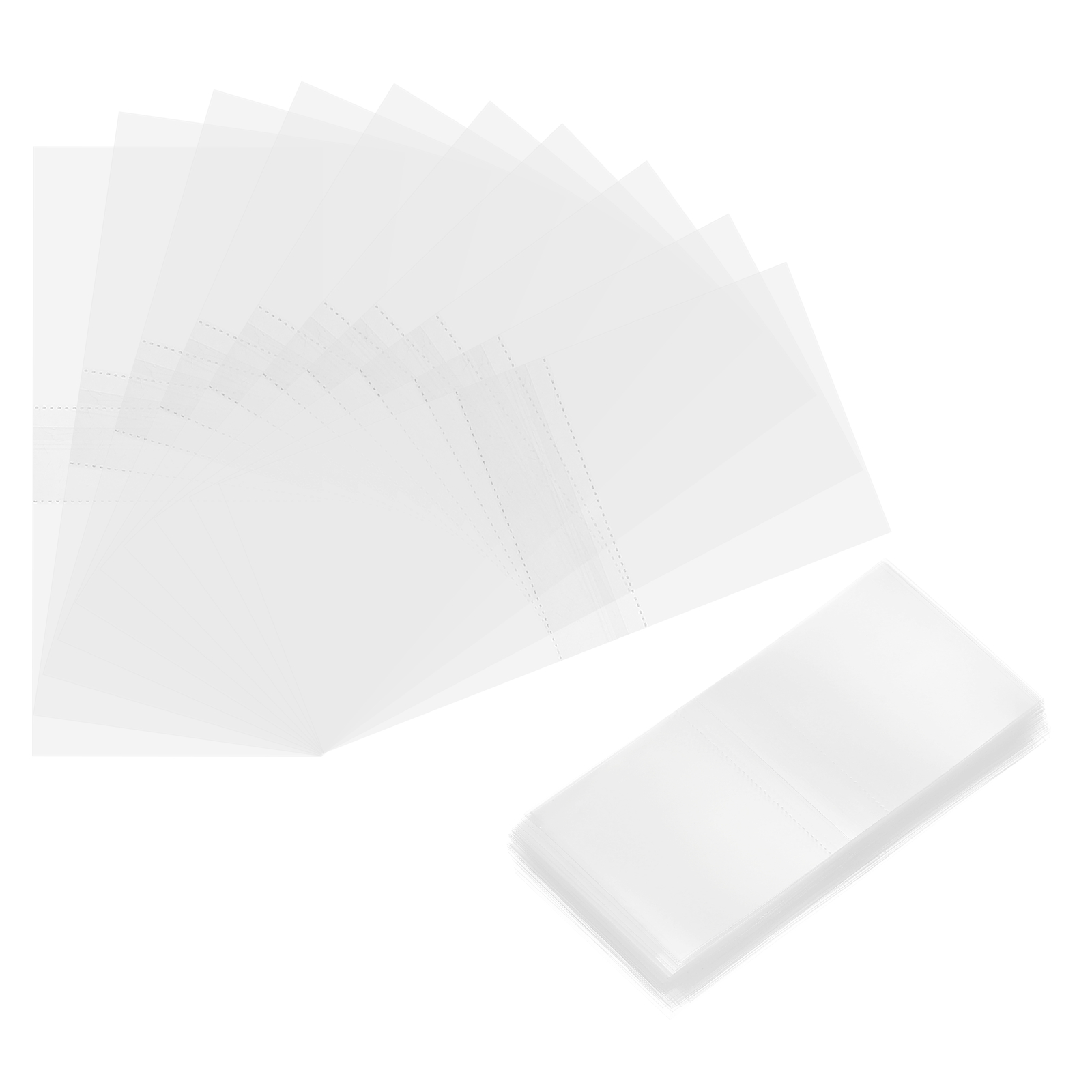 Uxcell 100Pcs Clear Perforated Shrink Band, 69x35mm Heat Shrink Wrap for Bottles and Jars Fits Cap Diameter 39-42mm, Jars Seal for Dropper Test Tube Bottles