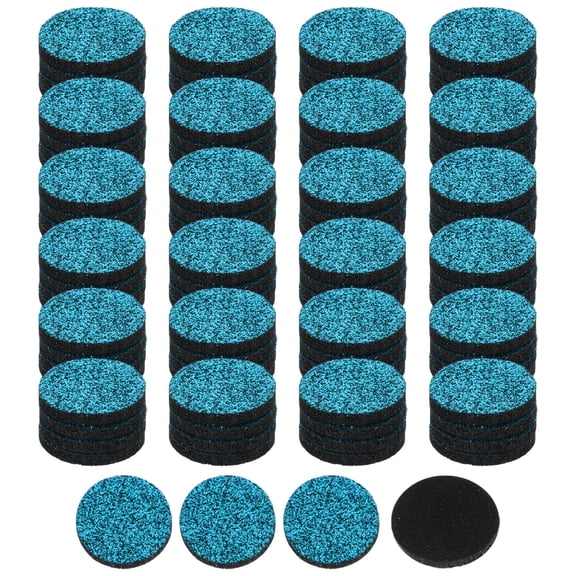 Uxcell 100Pcs Unscented Diffuser Refill Pads, 22mm / 0.87" Air Freshener Replacement Pad Essential Oil Diffuser Pad for Fragrance Home Car Air Freshener Clips, Sparkling Lake Blue