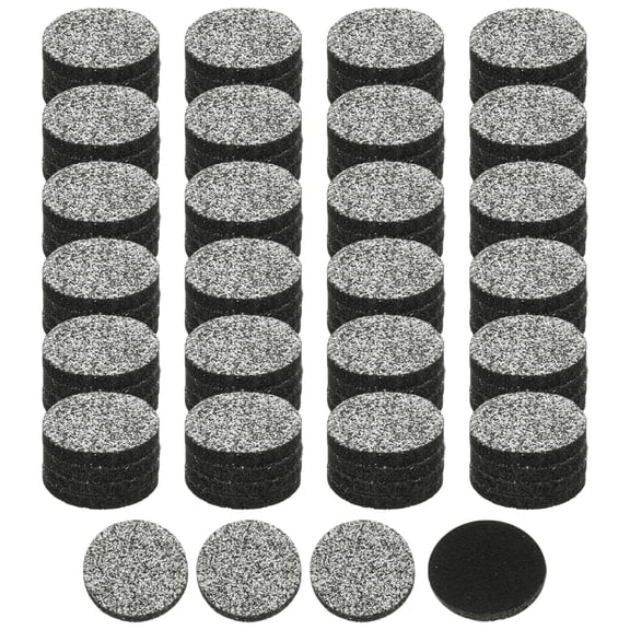 Uxcell 100Pcs Unscented Diffuser Refill Pads, 22mm / 0.87" Air Freshener Replacement Pad Essential Oil Diffuser Pad for Fragrance Home Car Air Freshener Clips, Sparkling Silver