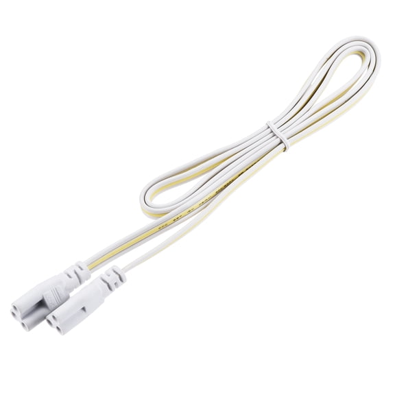 Uxcell 100cm Double End 3 Pin Cords T4 T5 T8 LED Tubing Lamp Connecting Wire 4 Pack